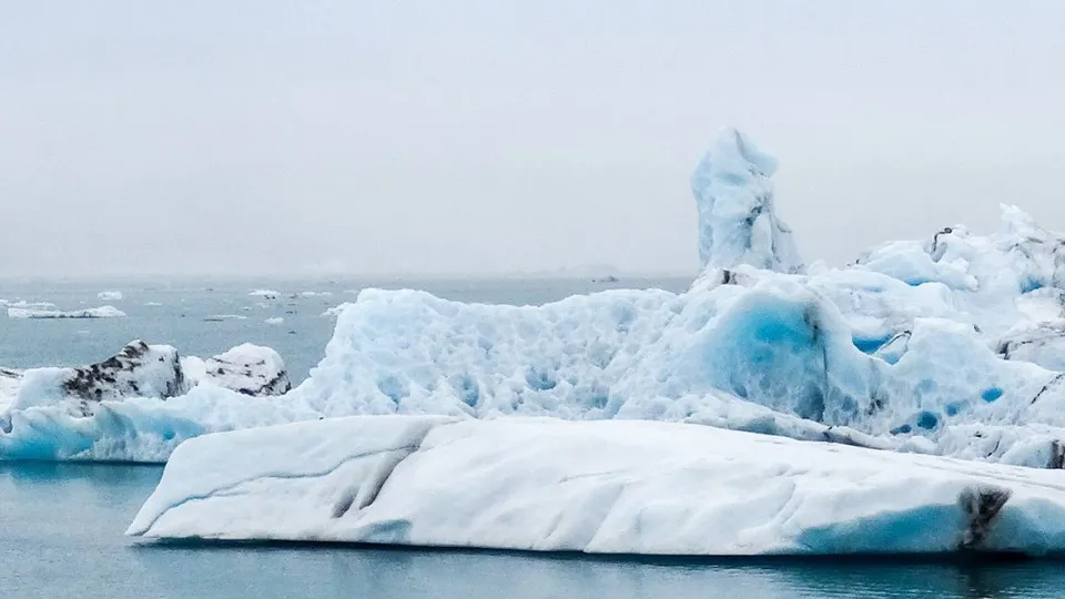Iceberg di ghiaccio in Islanda